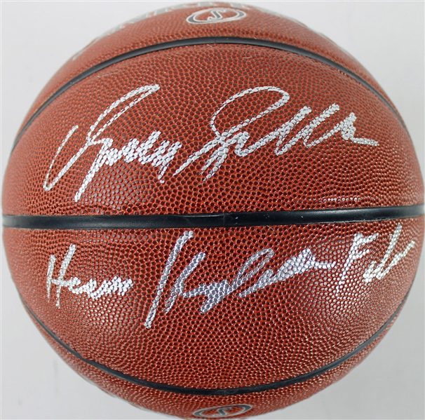 Dominique Wilkins Signed NBA I/O Basketball (PSA/DNA)