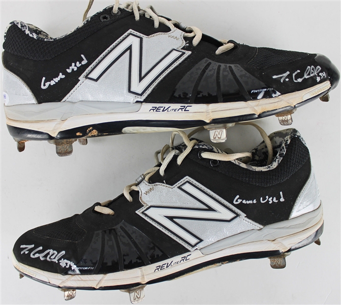 Atlanta Braves: Trevor Cahill Game Used & Signed New Balance Cleats (PSA/DNA)