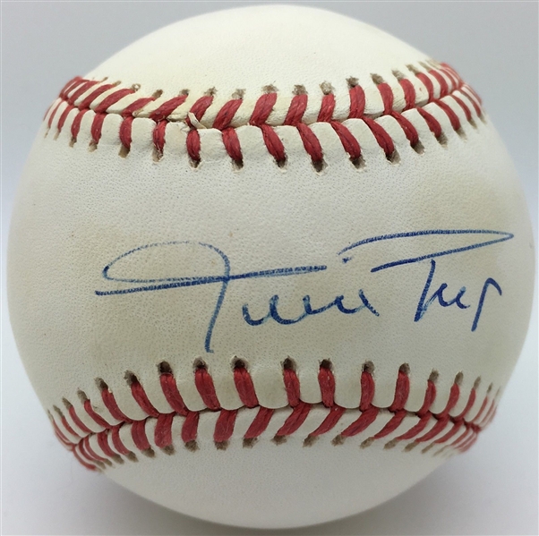 Willie Mays Signed ONL Baseball (JSA)