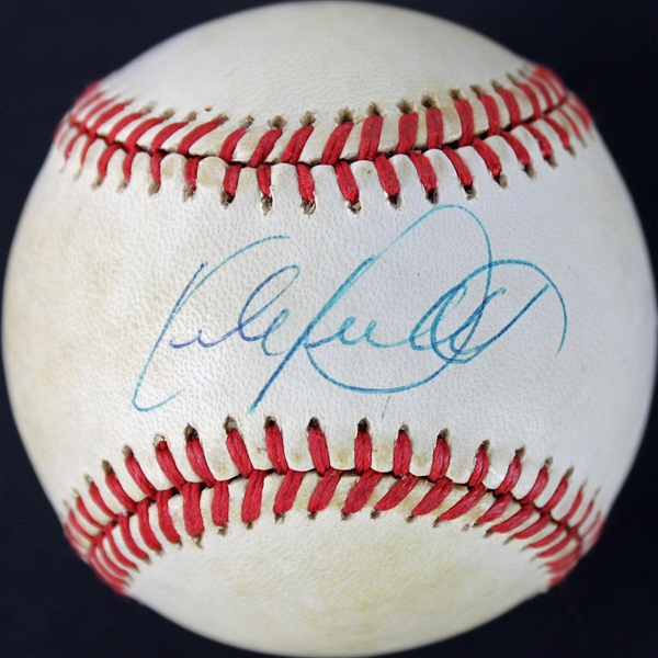 Kirby Puckett Superb Signed OAL Baseball (JSA)