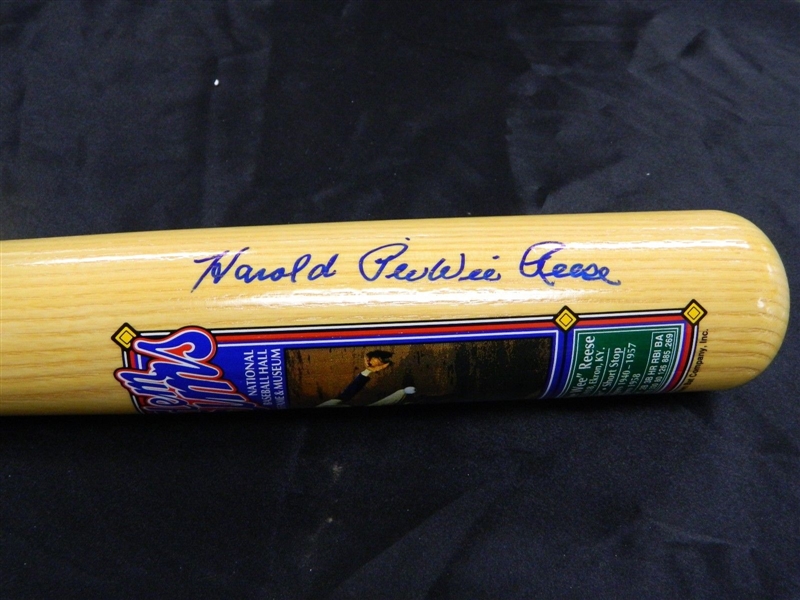 Harold "Pee Wee" Reese Signed Cooperstown Special Edition Bat w/ Full Name Signature (PSA/JSA Guaranteed)