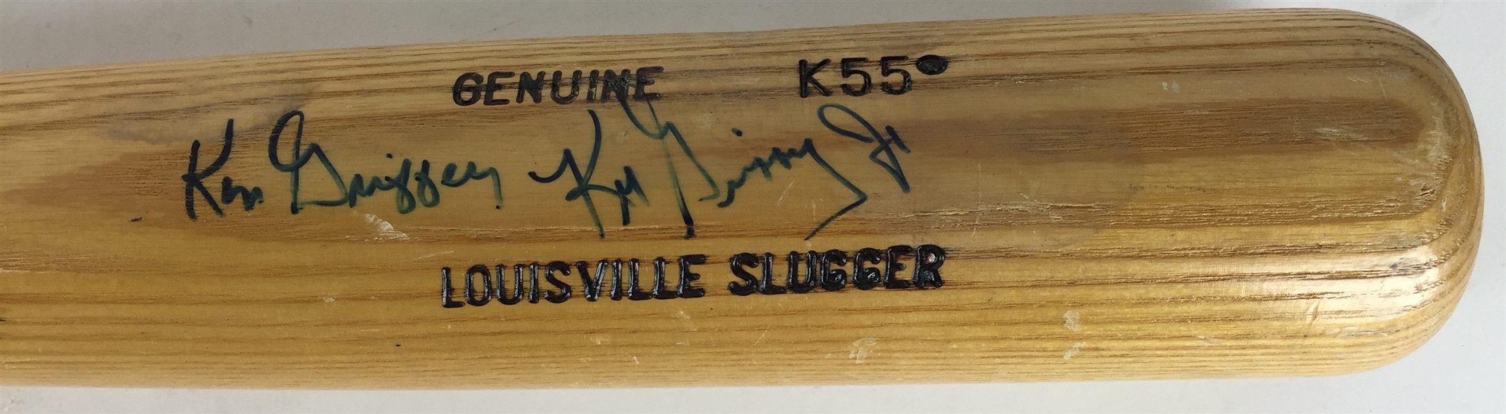 Ken Griffey Jr. & Ken Griffey Sr. Rare Dual Signed Baseball Bat (PSA/JSA Guaranteed)