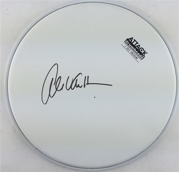 Alex Van Halen Signed 10" Drumhead (PSA/JSA Guaranteed)