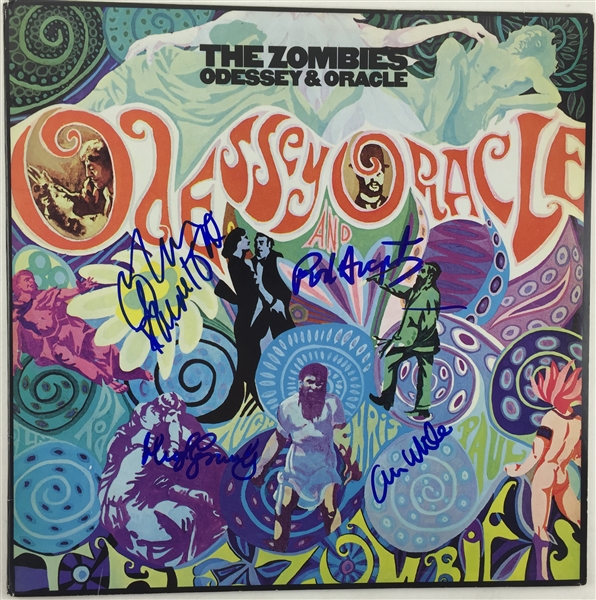 The Zombies: Group Signed "Odessey & Oracle" Album (PSA/JSA Guaranteed)