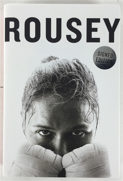 Ronda Rousey Signed "Rousey" Book (PSA/JSA Guaranteed)