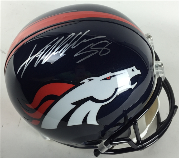 Von Miller Signed Full Size Broncos Helmet (JSA)