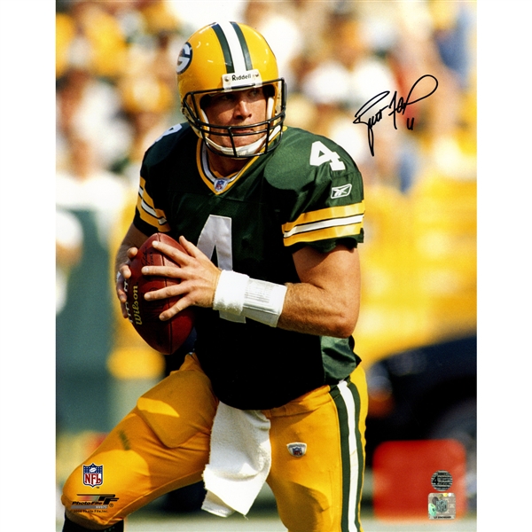 Brett Farve Signed 16" x 20" Color Photograph (Steiner Sports)