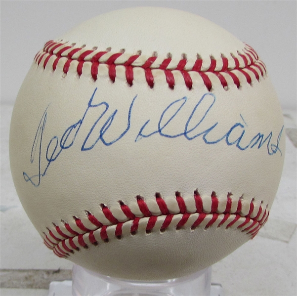 Ted Williams Rare Signed OAL Budig Baseball From One of His Last Signings! (PSA/DNA)