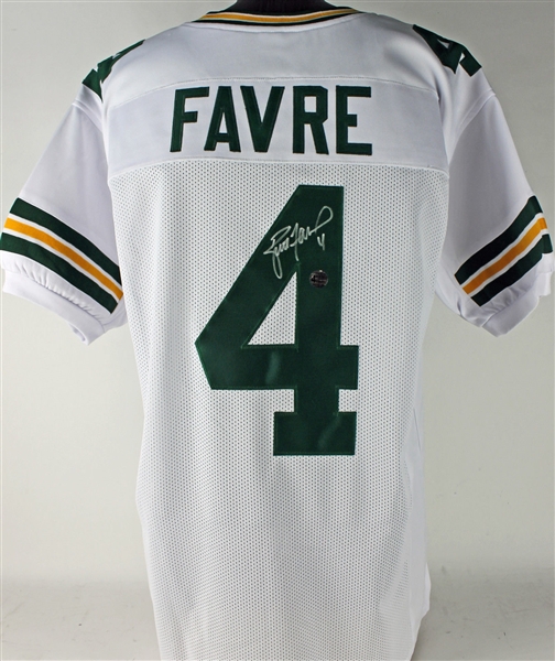 Brett Favre Signed Green Bay Packers Football Jersey (Favre Hologram)