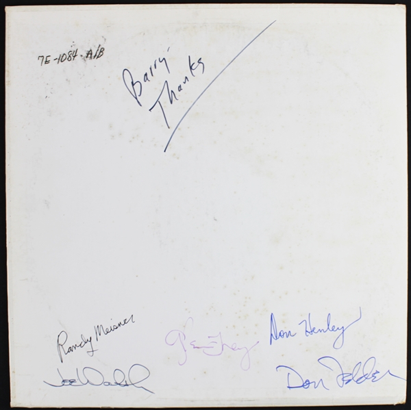 The Eagles Ultra-Rare Group Signed "Hotel California" Test Pressing (1976)(PSA/JSA Guaranteed)