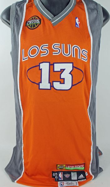 2008-2009 Steve Nash Game Issued Adidas "Los Suns" Jersey (MeiGray)