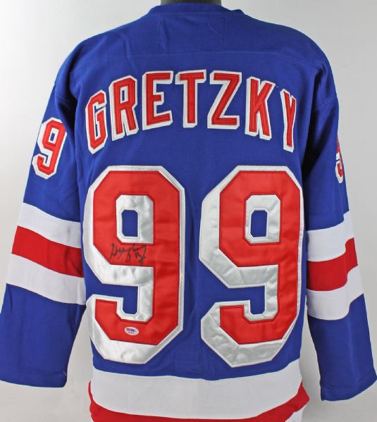 Wayne Gretzky Signed NY Rangers Pro Model Jersey (PSA/DNA)