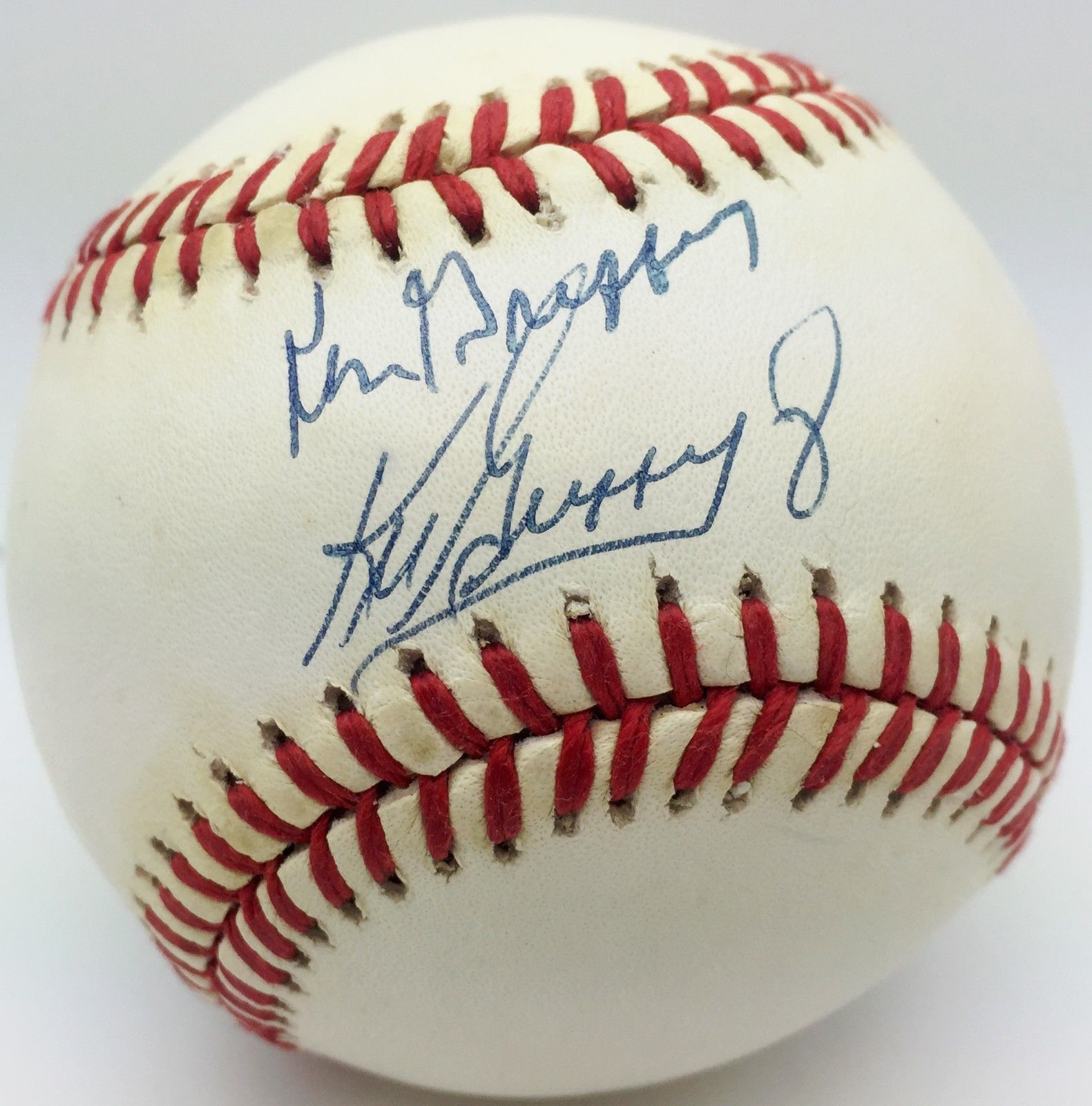 Lot Detail - Ken Griffey Jr. & Sr. Dual Signed OAL Baseball (JSA)