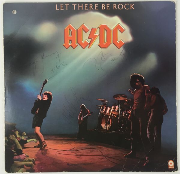 bon scott signed memorabilia