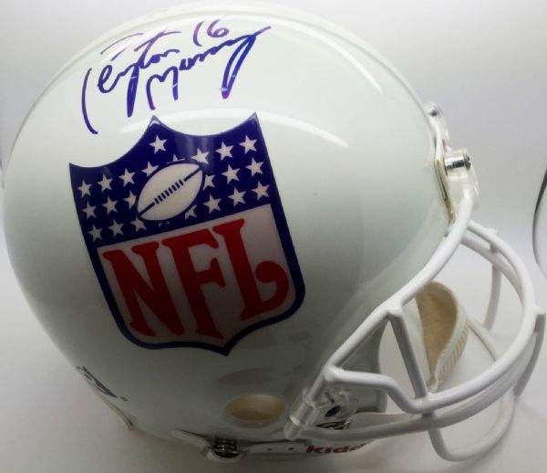 Peyton Manning Rare Pre-Rookie Signed PROLINE NFL Helmet (PSA/DNA)