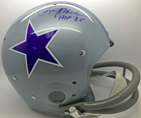 Roger Staubach Signed Vintage Full Size Suspension Cowboys Helmet (JSA)