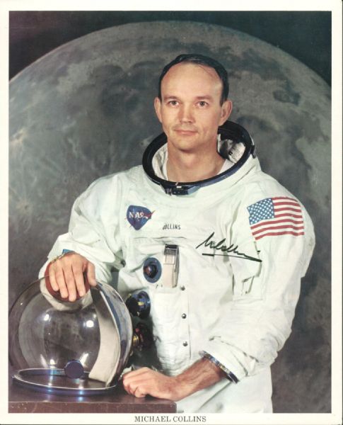 Apollo 11: Michael Collins Signed 8" x 10" NASA Photo (PSA/JSA Guaranteed)