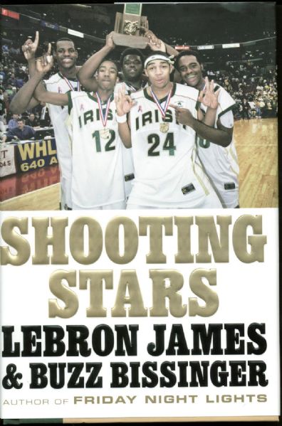 Lebron James Signed "Shooting Stars" Hardcover Book (Upper Deck)