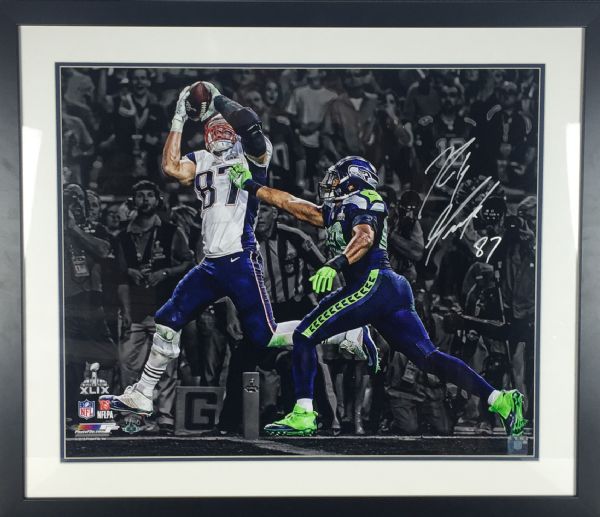 Rob Gronkowski Signed & Framed 16" x 20" Limited Edition Photo (Steiner Sports)