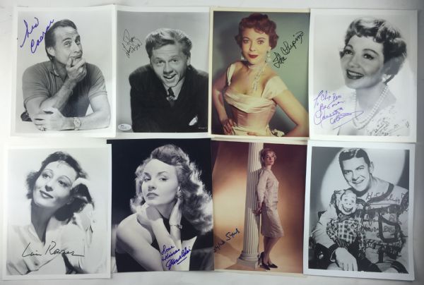 Multi-Signed 8" x 10" Photograph Lot w/ Howdy Doody & Others! (PSA/JSA Guaranteed)