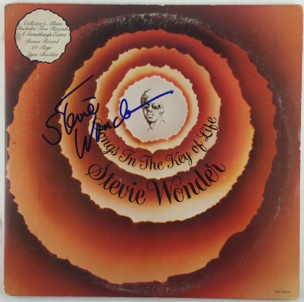 Stevie Wonder Signed "Songs In The Key of Life" Album (PSA/JSA Guaranteed)