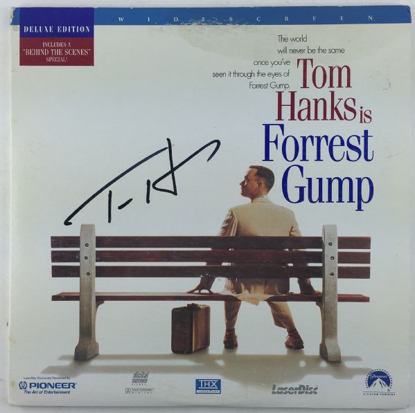 Tom Hanks Signed "Forrest Gump" Laser Disc (PSA/JSA Guaranteed)