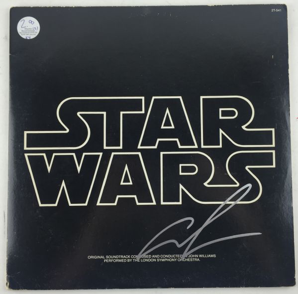 George Lucas Signed "Star Wars" Soundtrack Record (PSA/JSA Guaranteed)