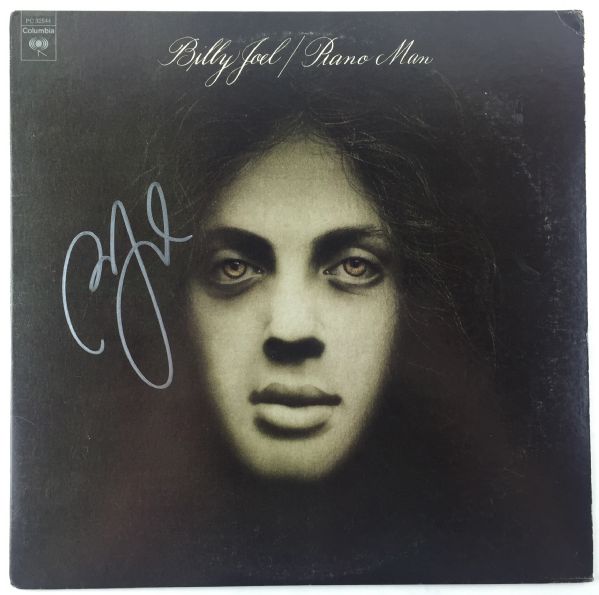 Lot Detail Billy Joel Superbly Signed Piano Man Album Psa Jsa Guaranteed