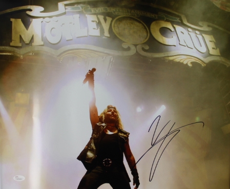 Lot of Five (5) Motley Crue Vince Neil Signed 11" x 14" Photos (JSA)