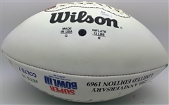 Joe Namath Signed Super Bowl III Anniversary Football (JSA)