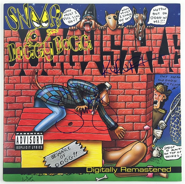 Snoop Dogg & Kurupt Signed "Doggie Style" Album Cover (PSA/JSA Guaranteed)