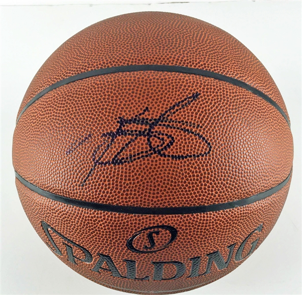 Kevin Durant Signed Spalding NBA I/O Model Basketball (PSA/JSA Guaranteed)