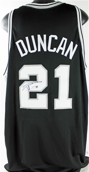 Tim Duncan Game Used & Signed 2001-02 Nike Spurs Jersey (MEARS)