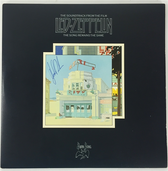 Led Zeppelin: John Bonham Exceptional Single Signed "The Song Remains The Same" Album - PSA/DNA Graded MINT 9!