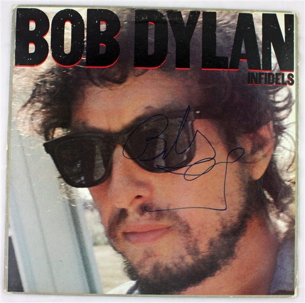 Bob Dylan Near-Mint Signed "Infidels" Album ( PSA/DNA)