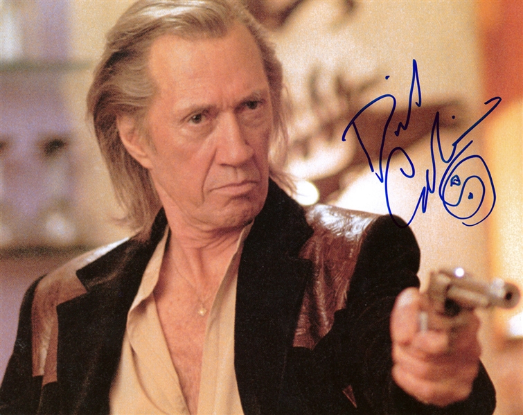 David Carradine In-Person Signed 8" x 10" Color Photo from "Kill Bill: Vol. 2" (PSA/JSA Guaranteed)