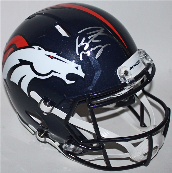 Peyton Manning Signed Full Size Denver Broncos Helmet (Steiner)