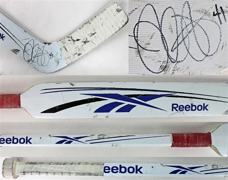 Coyotes: Mike Smith Game Used & Signed Reebok Goalie Hockey Stick (Coyotes COA)