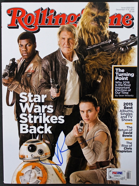 Star Wars: J.J. Abrams Signed Rolling Stone Magazine (PSA/DNA)