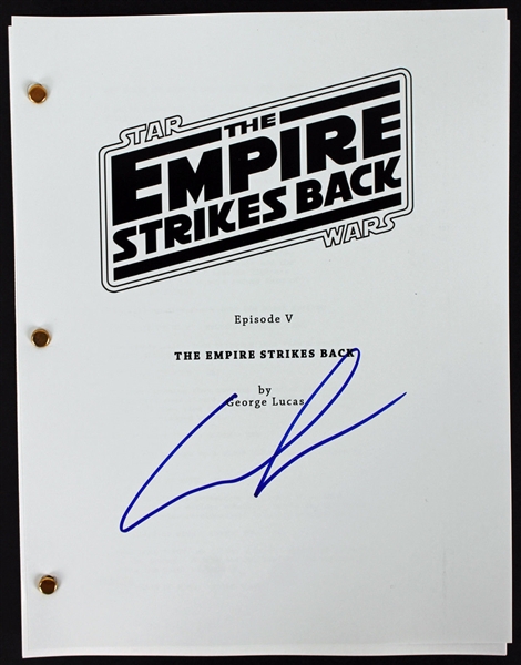 Star Wars: George Lucas Signed "The Empire Strikes Back" Script (PSA/DNA)