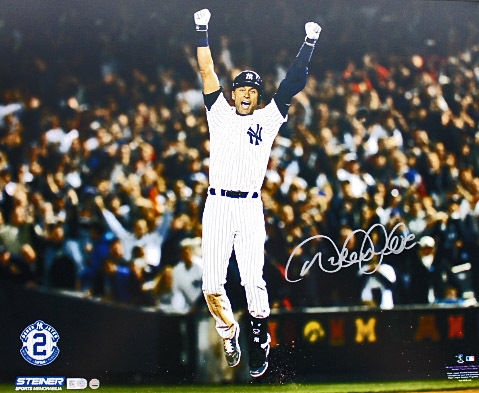 Derek Jeter Signed 16" x 20" Photo (Steiner & MLB)