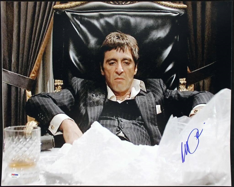 Al Pacino Signed 16" x 20" Color Photo from "Scarface" (PSA/DNA ITP)