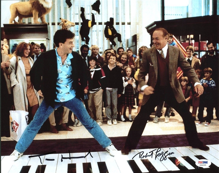 Tom Hanks & Robert Loggia Dual-Signed Photo from "Big" (PSA/DNA)