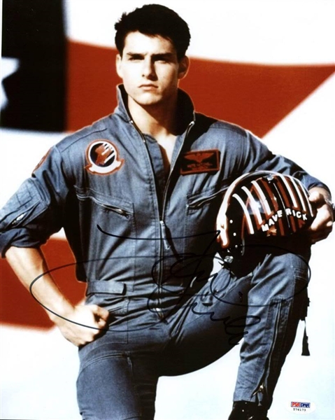 Tom Cruise "Top Gun" Signed 11" x 14" Photo (PSA/DNA)