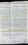 John Quincy Adams Signed Presidential Land Grant Document c. 1826 (PSA/DNA)