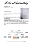 John Quincy Adams Signed Presidential Land Grant Document c. 1826 (PSA/DNA)