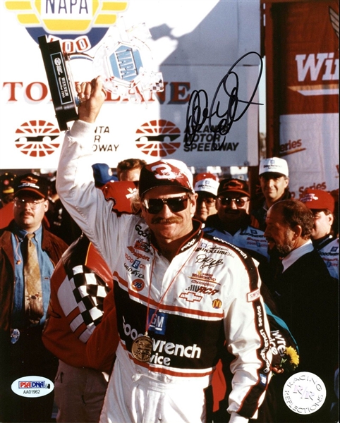 Dale Earnhardt Sr. Signed 8" x 10" NASCAR Photo (JSA)
