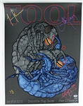 TOOL: Group Signed 01/31/16 Limited Edition Tour Poster (PSA/DNA)