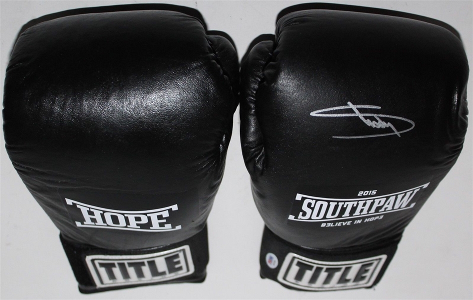Eminem Rare Signed "Southpaw" Special Edition Boxing Glove Set (PSA/DNA)