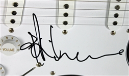 Rihanna Signed Sunburst Fender Squier Stratocaster Guitar (PSA/DNA)
